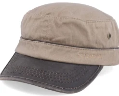 Cap Cotton Khaki/Brown Army - Stetson