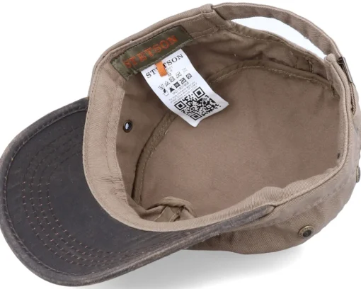 Cap Cotton Khaki/Brown Army - Stetson