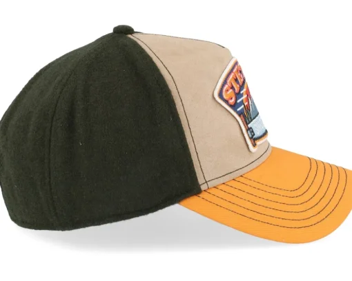 Cap Hacksaw Beige/Dark Green/Yellow Trucker - Stetson