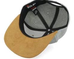 Cap Man Patch Grey/Suede Snapback - Bearded Man