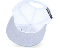 Cap Man Woven 112 Tri Navy/White/Heather Grey Trucker - Bearded Man