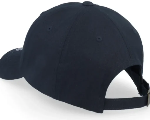 Cap Man Woven Black Dad Cap - Bearded Man