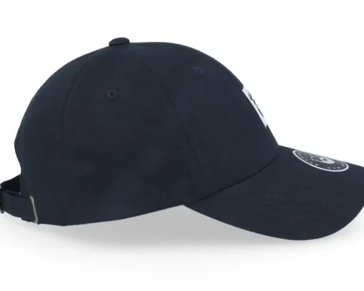 Cap Man Woven Black Dad Cap - Bearded Man