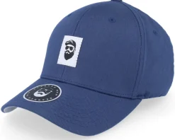 Cap Man Woven Black Dad Cap - Bearded Man