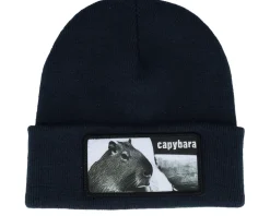 Capybara Sofa Beanie Heather Grey Cuff - Iconic