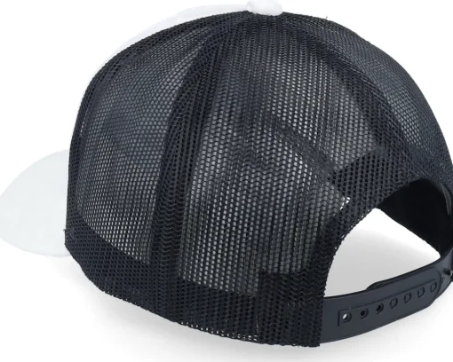 Car & Drive-through Velvet White/Black A-Frame Trucker - Calza Pennello