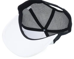 Car & Drive-through Velvet White/Black A-Frame Trucker - Calza Pennello