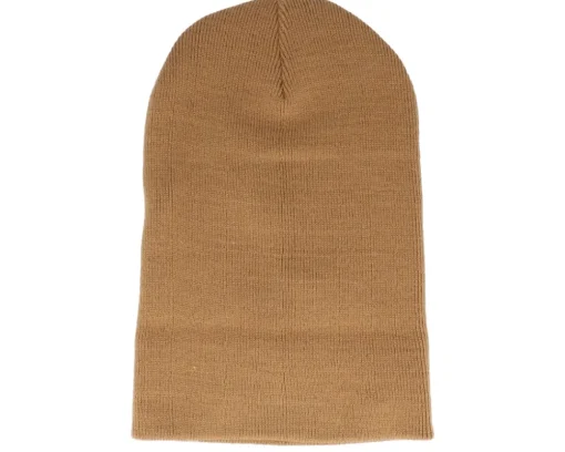 Caramel Long Blank Beanie - Beechfield