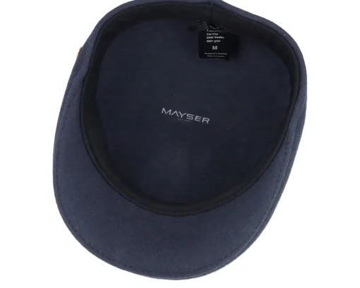 Car-cap Wool Felt Grey Flatcap - Mayser