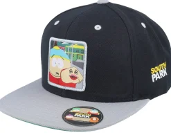 Cartman Hand Puppet Patch Black/Grey Snapback - South Park