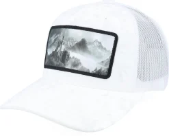 Castle On The Mountains Velvet Black A-Frame Trucker - Calza Pennello