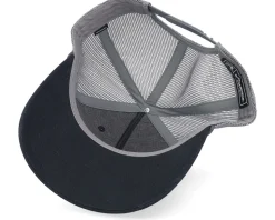 Casual Logo Black Patch Black/Charcoal Rope A-Frame Trucker - Wild Spirit