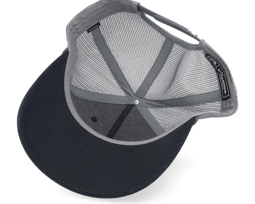 Casual Logo Black Patch Black/Charcoal Rope A-Frame Trucker - Wild Spirit