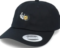 Cat Lost In Space Black Dad Cap - Abducted