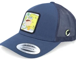 Caveman Bob Navy A-Frame Trucker - SpongeBob
