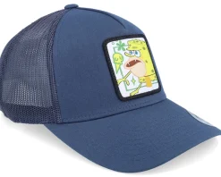 Caveman Bob Navy A-Frame Trucker - SpongeBob