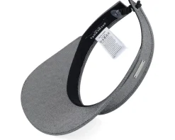 Chambray Fabric Charcoal Visor - Seeberger
