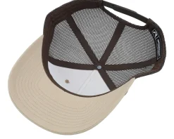Chamonix Mont Blanc Patch 112 Split Khaki/Coffee Trucker - Wild Spirit