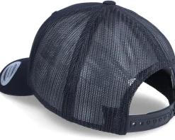 Charcoal Bass Fish Patch Black Trucker - Skillfish