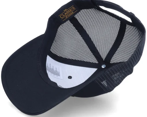 Charcoal Bass Fish Patch Black Trucker - Skillfish