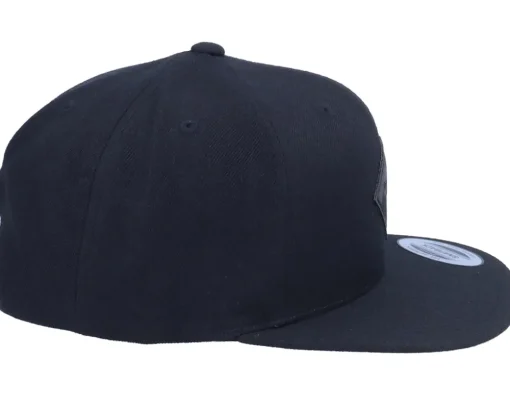 Charcoal Mountain Diamond Patch Black Snapback - Wild Spirit