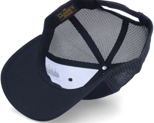 Charcoal Pike Fish Patch Black Trucker - Skillfish