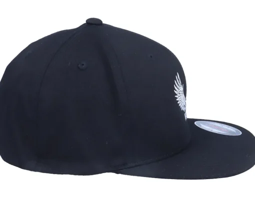 Charge Flat Brim Black Flexfit Fitted - Iconic