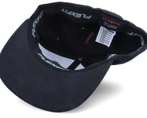 Charge Flat Brim Black Flexfit Fitted - Iconic