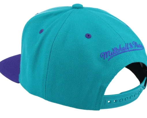 Charlotte Hornets Breakthrough Teal/Purple Snapback - Mitchell & Ness