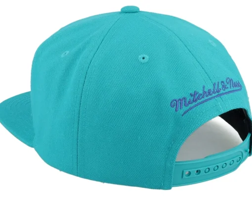 Charlotte Hornets Gshadow Teal Snapback - Mitchell & Ness