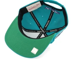 Charlotte Hornets Gshadow Teal Snapback - Mitchell & Ness