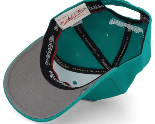 Charlotte Hornets Team Ground 2.0 Stretch 1 Teal Adjustable - Mitchell & Ness
