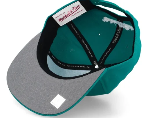 Charlotte Hornets Team Ground 2.0 Teal Snapback - Mitchell & Ness
