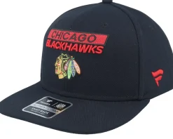 Chicago Blackhawks Authentic Pro Rink Prime Black Snapback - Fanatics