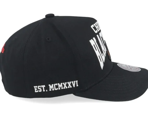 Chicago Blackhawks Big Time Pro Black A-frame Adjustable - Mitchell & Ness