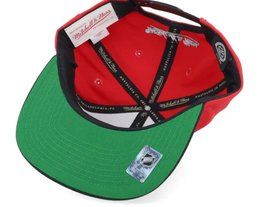 Chicago Blackhawks City Love Red/Black Snapback - Mitchell & Ness