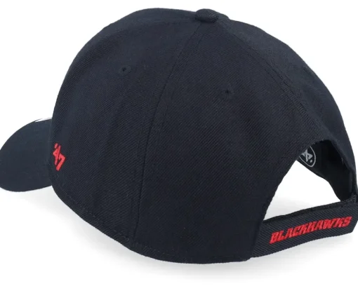 Chicago Blackhawks Mvp Black Adjustable - 47 Brand