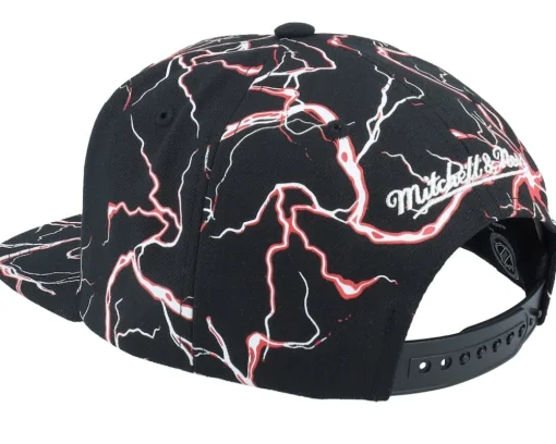 Chicago Blackhawks Storm Season Black Snapback - Mitchell & Ness