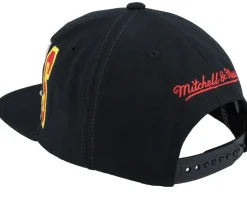Chicago Blackhawks Varsity Bust Black Snapback - Mitchell & Ness