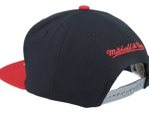 Chicago Bulls 91 Champ Flipside Cap Hwc Black/Red Snapback - Mitchell & Ness