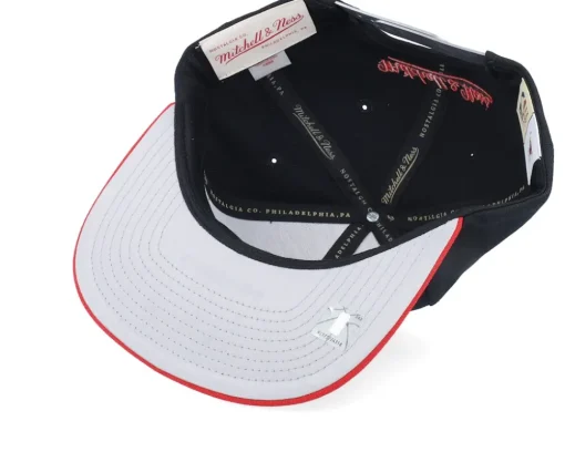 Chicago Bulls 91 Champ Flipside Cap Hwc Black/Red Snapback - Mitchell & Ness