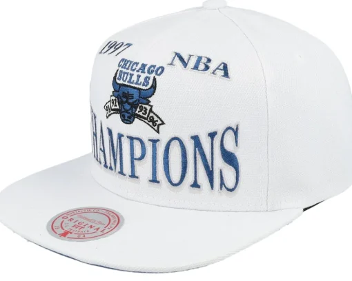 Chicago Bulls 97 Champ Flipside White Snapback - Mitchell & Ness