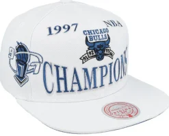 Chicago Bulls 97 Champ Flipside White Snapback - Mitchell & Ness