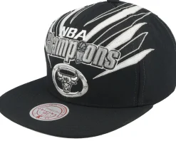 Chicago Bulls 98 Champ Flipside Black/White Snapback - Mitchell & Ness