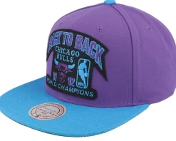 Chicago Bulls 91-92 Champ Flipside Purple Snapback - Mitchell & Ness