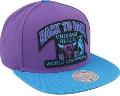 Chicago Bulls 91-92 Champ Flipside Purple Snapback - Mitchell & Ness