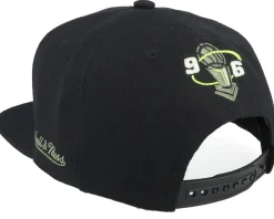 Chicago Bulls 96 Champ Flipside Black Snapback - Mitchell & Ness
