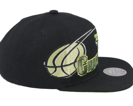 Chicago Bulls 96 Champ Flipside Black Snapback - Mitchell & Ness