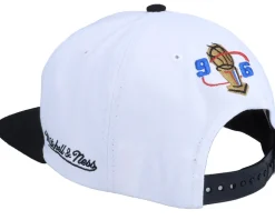 Chicago Bulls 96 Champions Wave 2T Hwc White/Black Snapback - Mitchell & Ness