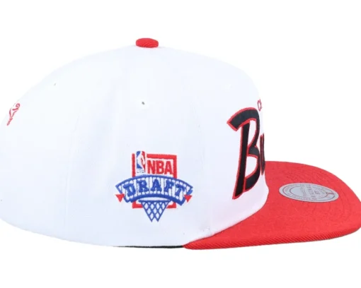 Chicago Bulls 94 Draft White/Red Snapback - Mitchell & Ness
